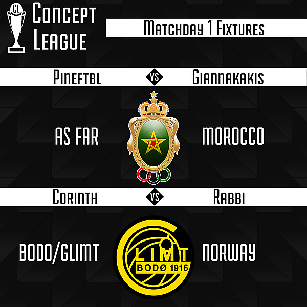 Premier League Matchday 1 Fixtures 