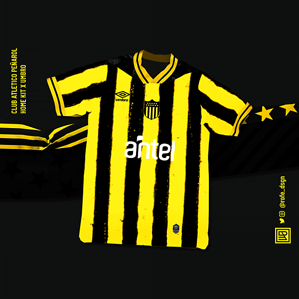 CA Peñarol Home Kit x Umbro | @rofe_dsgn