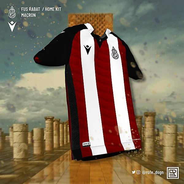 FUS Rabat Home Kit x Macron | @rofe_dsgn