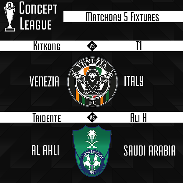 Second League Matchday 5 Fixtures