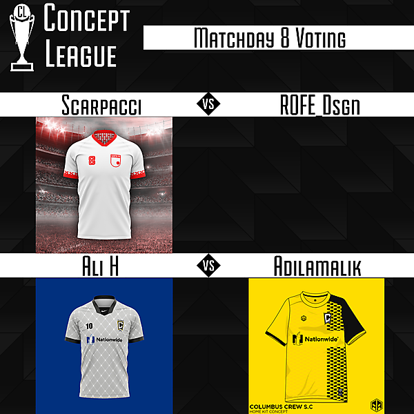 Second League Matchday 8 Voting