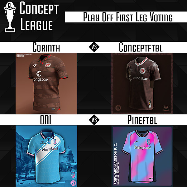 Premier League Play Off First Leg Voting