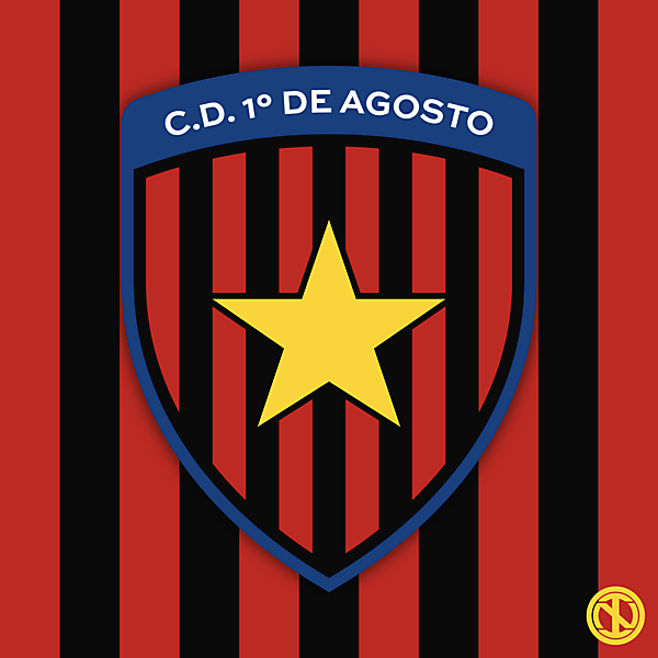 CD 1° De Agosto | Crest Redesign Concept