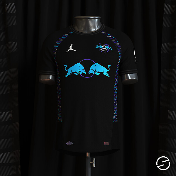 RB Leipzig x Air Jordan concept away shirt