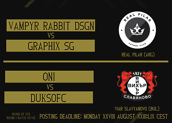 Round of 16 Part I - Matches 7 & 8