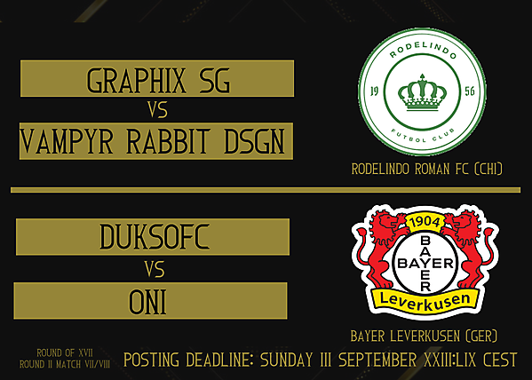 Round of 16 Part II - Matches 7 & 8