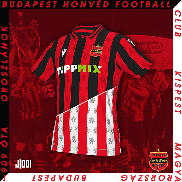 BUDAPEST HÓNVED | MACRON HOME SHIRT CONCEPT