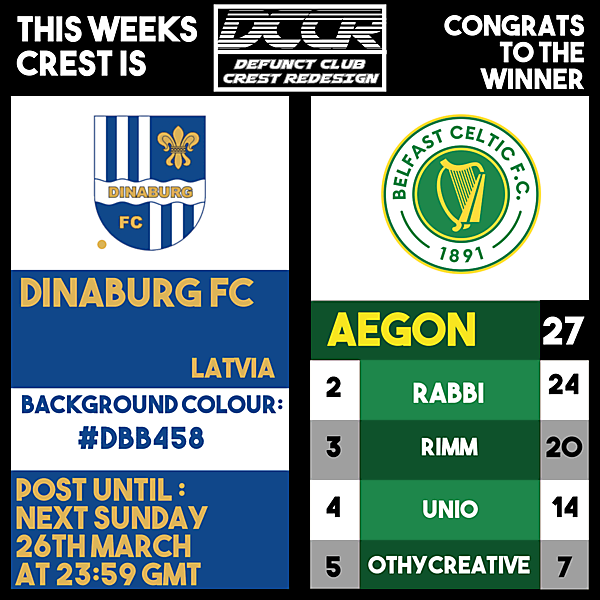 DCCR18 - Dinaberg FC