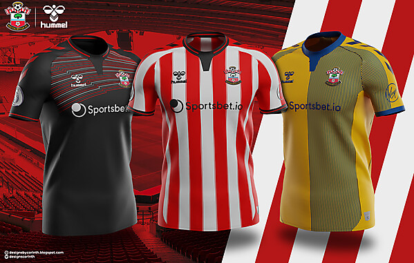 Southampton | Home, Away and Third Shirts