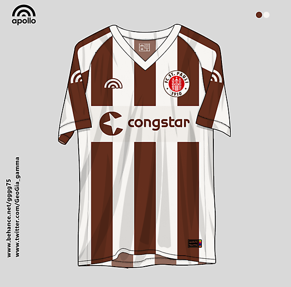 st pauli home jersey