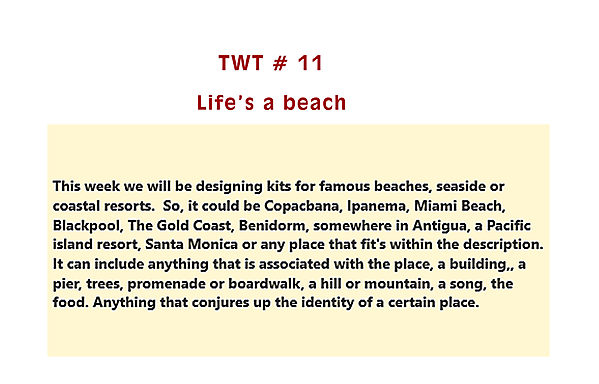 TWT eleven - Life's a Beach!