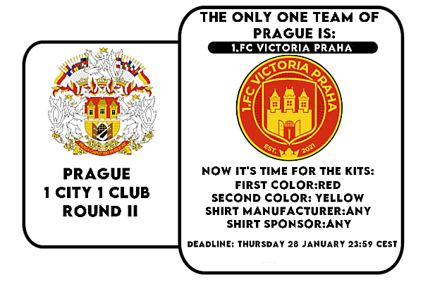 1 CITY 1 CLUB - PRAGUE - PART II - KITS