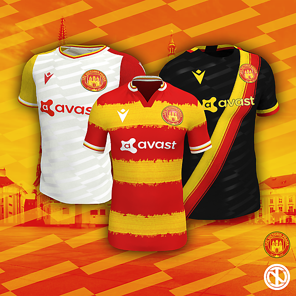 1.FC Victoria Praha | Home, Away and Third Kits