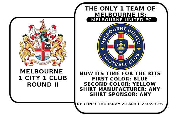 1 CITY 1 CLUB - MELBOURNE - PART II - KITS	