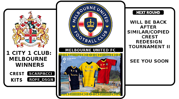 1 CITY 1 CLUB - WINNERS 