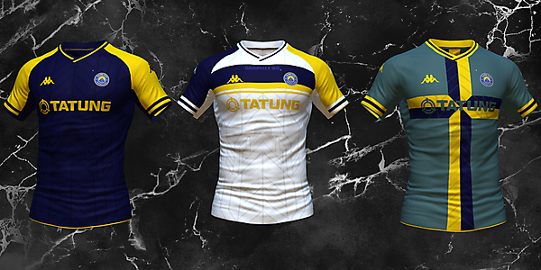 Taipei City FC Home Away & Third Shirts | 1 CITY 1 CLUB