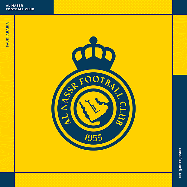 Al-Nassr Football Club | Rebranding By @rofe_dsgn