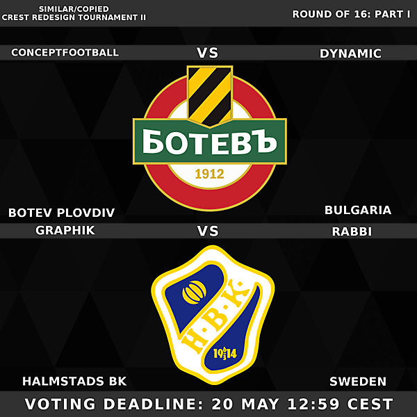 Round of 16 Part I - Matches 5 & 6