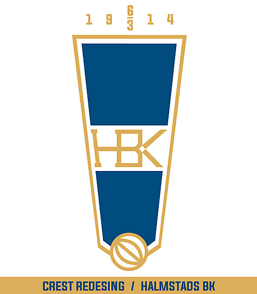 HALMSTADS BK - REDISEÑO DE CRESTA