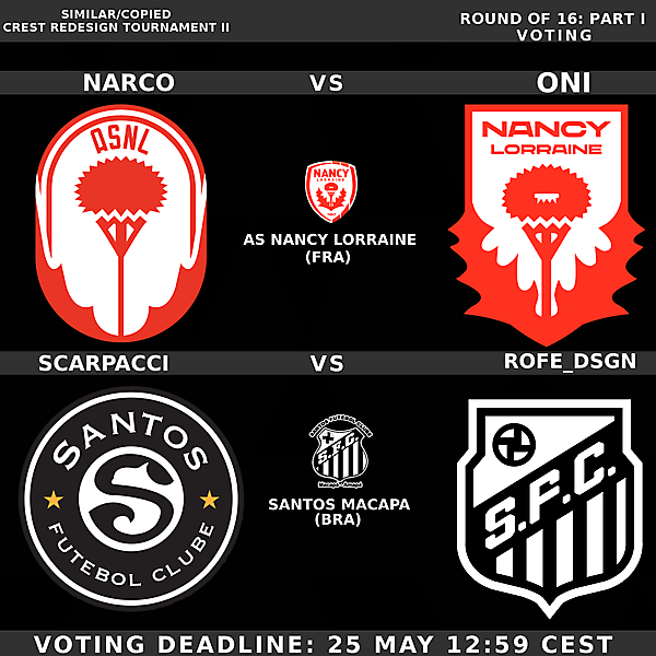 Round of 16 Part II - Matches 3 & 4 Voting