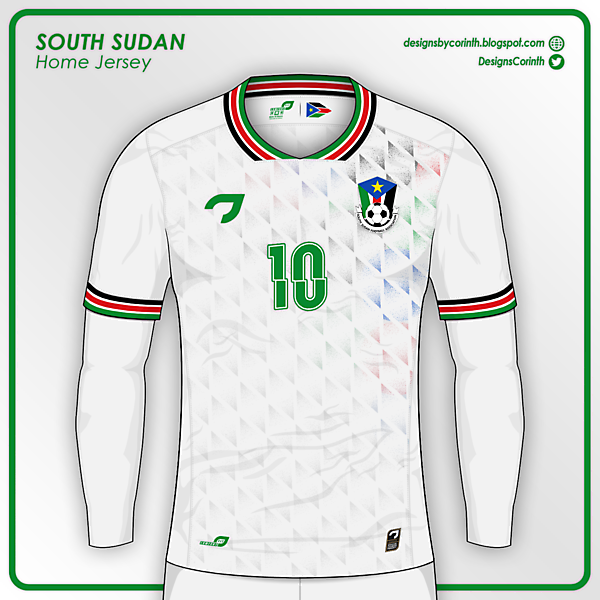 South Sudan | Home Jersey
