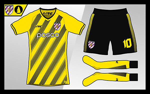 Jeonnam Dragons Home Kit Design by Pine