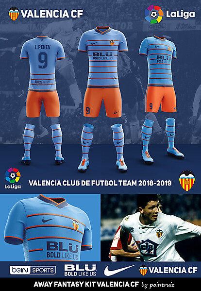 Away Fantasy Kit Valencia CF ver 6