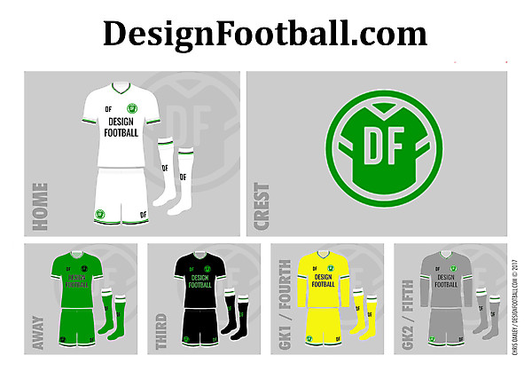 DF DesignFootball.com 2020 League of Blogacta Kits and Crest