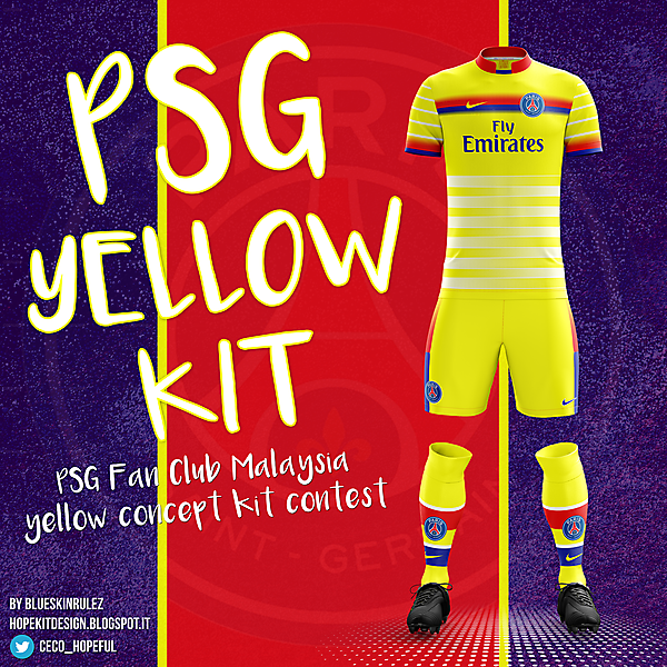 PSG Yellow Kit Concept