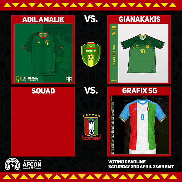 Group A Matchweek 1 Voting