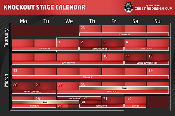 Knockout Stage Calendar