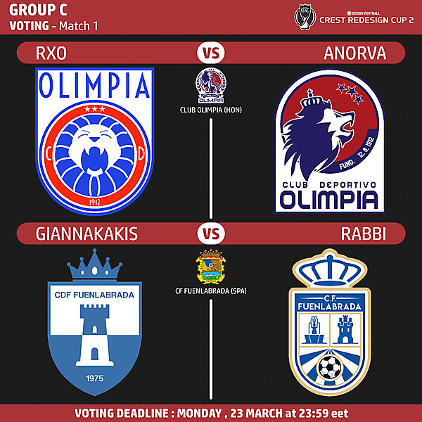 Group C - Voting - Match 1