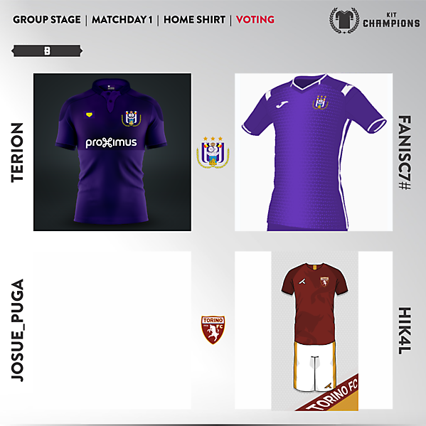 matchday 1 voting - group B