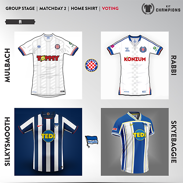 matchday 2 voting - group A