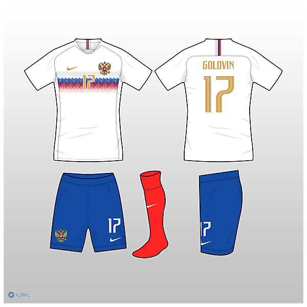 Russia Away Kit 