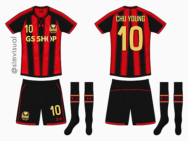 FC Seoul Home Kit - Under Armour