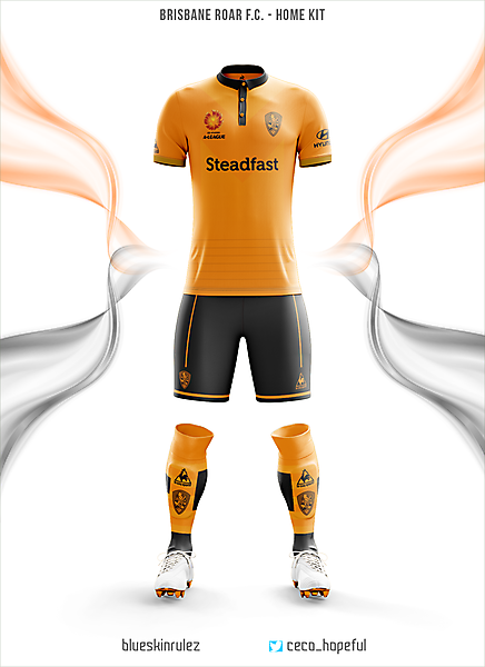 Brisbane Roar Fc home kit
