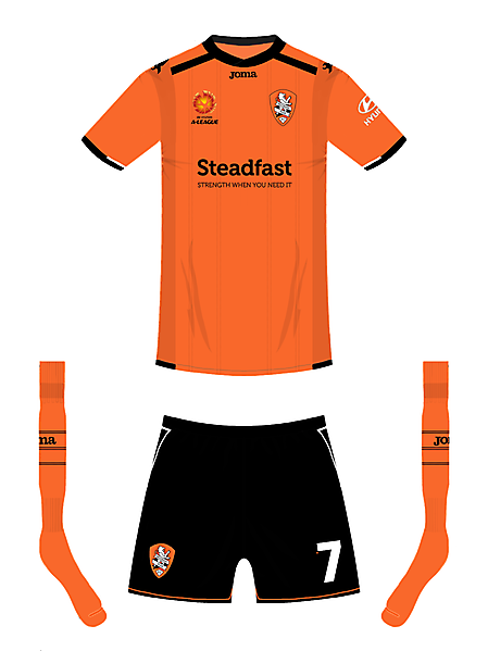 Brisbane Roar home kit 