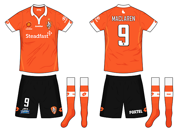 Brisbane Roar Home Kit - Lotto