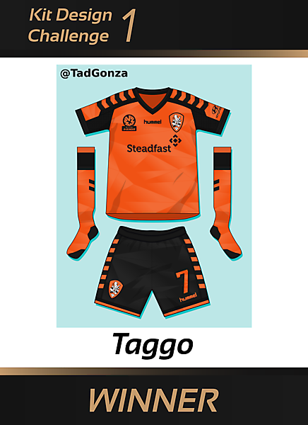 Kit Design Challenge: 1 - Brisbane Roar Home Kit