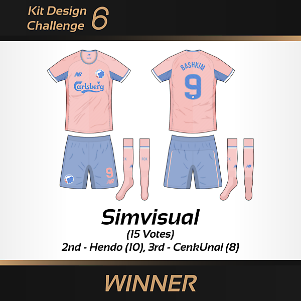 WINNER - Kit Design Challenge 6 - 2016 Pantone Colour of the Year