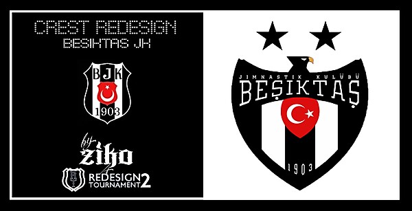 Besiktas JK crest redesign [RT2 - Round of 16]
