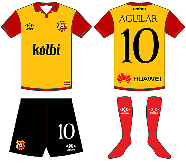 Herediano FC Home Kit by erwin_p12
