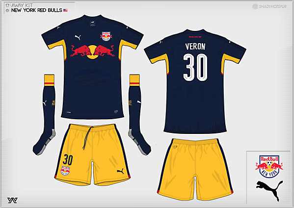 [Group C] New York Red Bulls | away kit