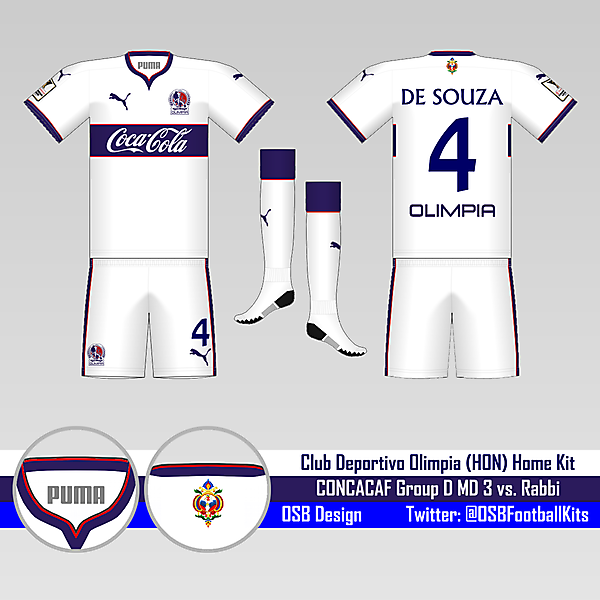 CD Olimpia Home Kit - Group D