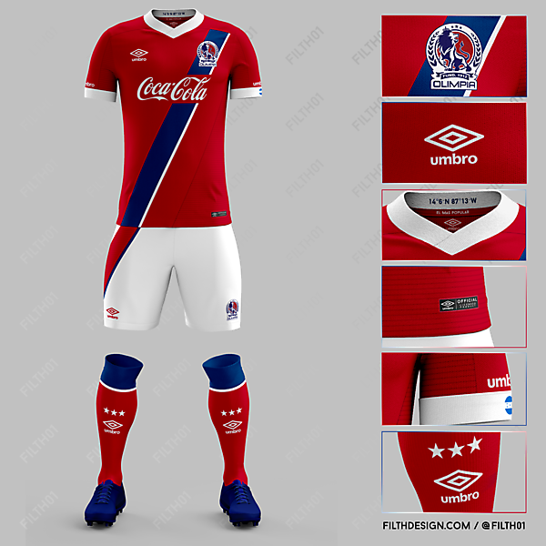 Olimpia x Umbro | Away Kit