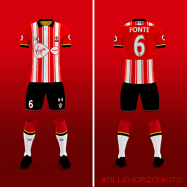 Under Armour Southampton Home Kit 2016-17