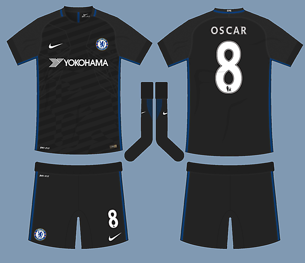 Chelsea 17-18 Nike Away Kit