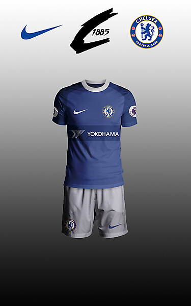 Chelsea Nike kit 2017/18 Home concept