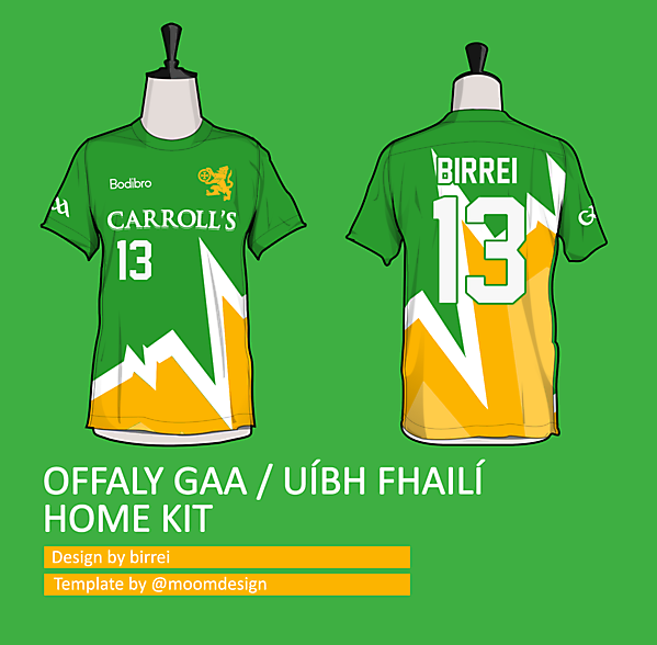 Offaly GAA home kit *PULSE TEAMWEAR*